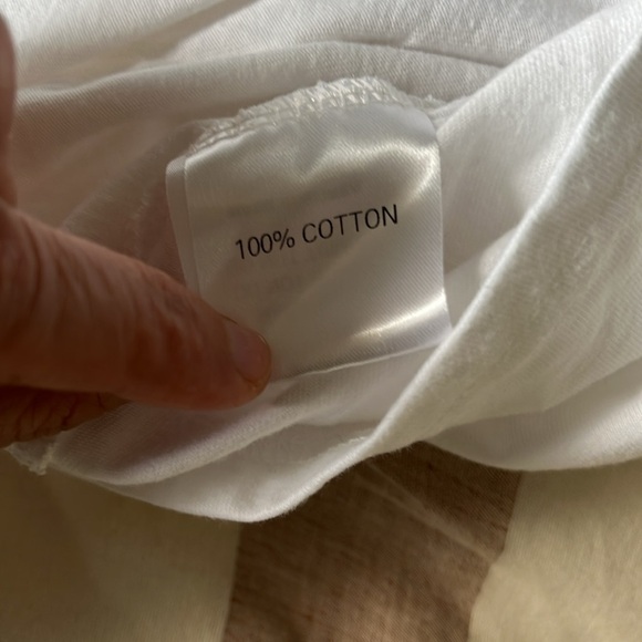 The Frankie Shop Eva Padded Shoulder Muscle T-Shirt - White Size Extra Small - Picture 8 of 12